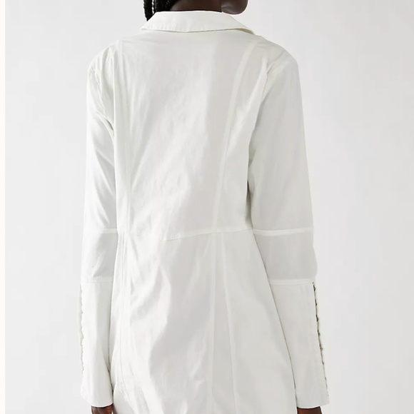 Free People Thea Mini Dress in white Size M - Picture 2 of 4